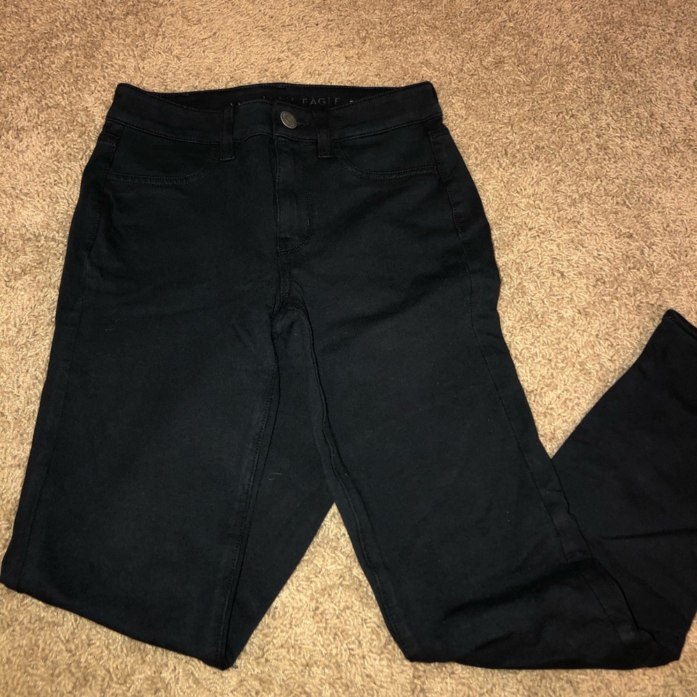 American Eagle Black Super Stretch X Jegging